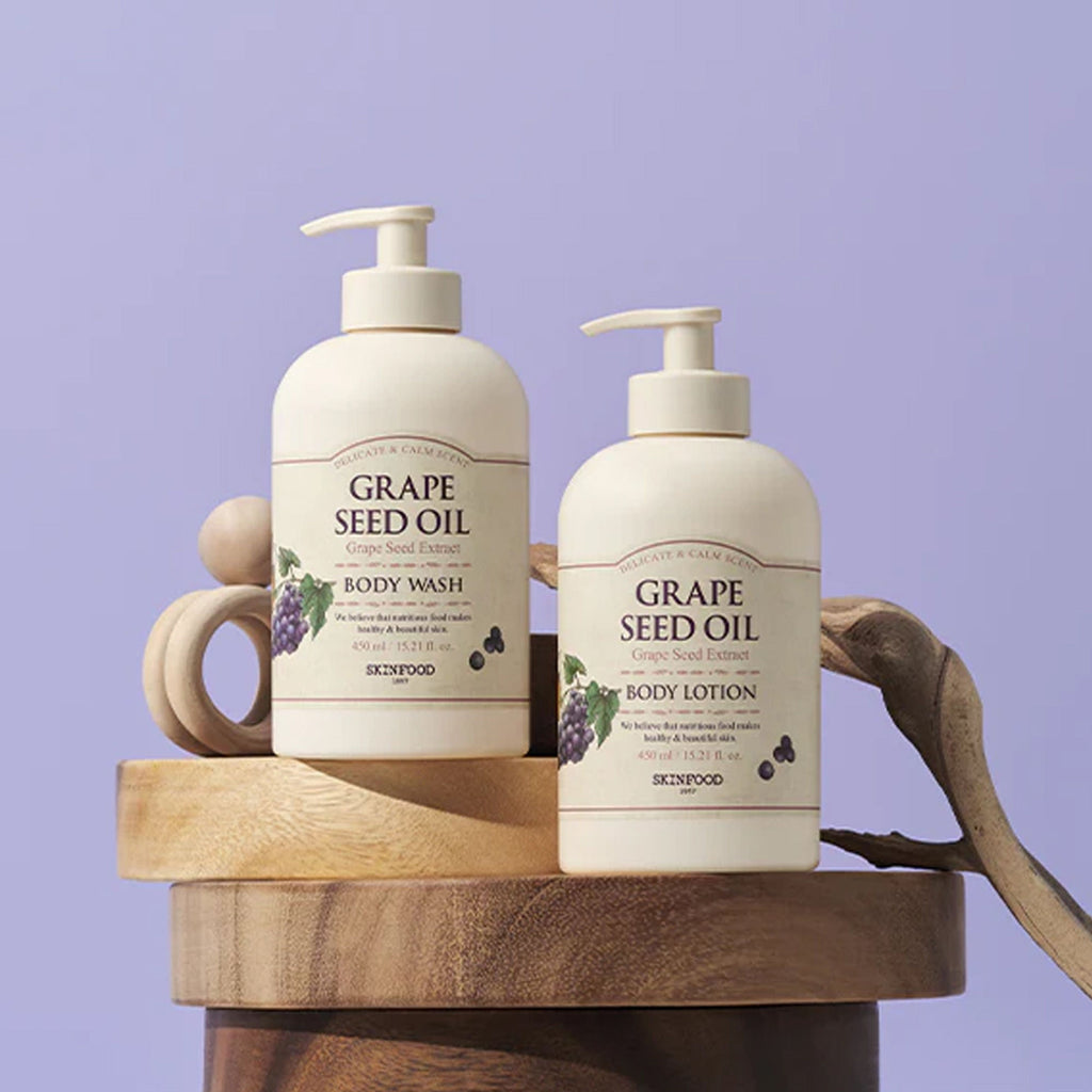 Skinfood Grape Seed Oil Body Wash - Nourishing, Antioxidant-Rich, Revitalizing