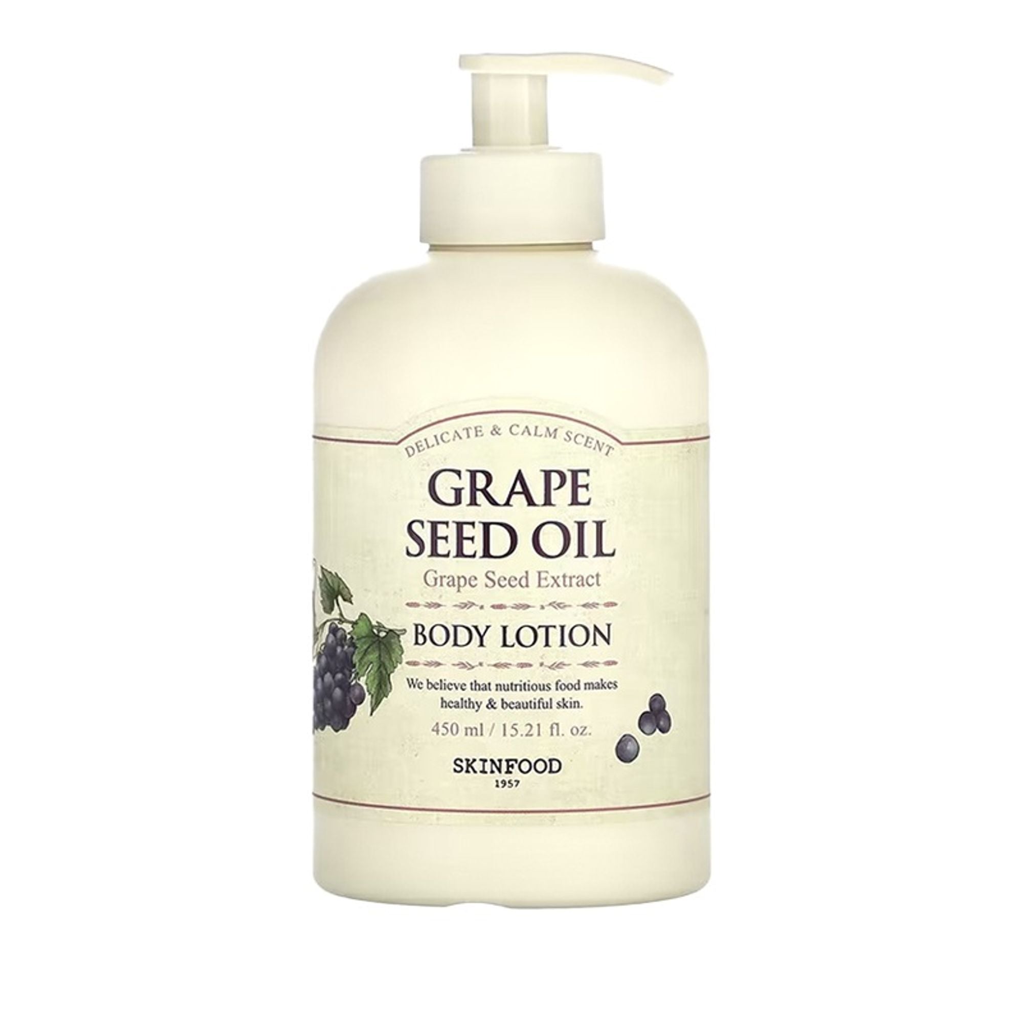 Skinfood Grape Seed Oil Body Lotion - Anti-Aging, Soothing, Skin Repair