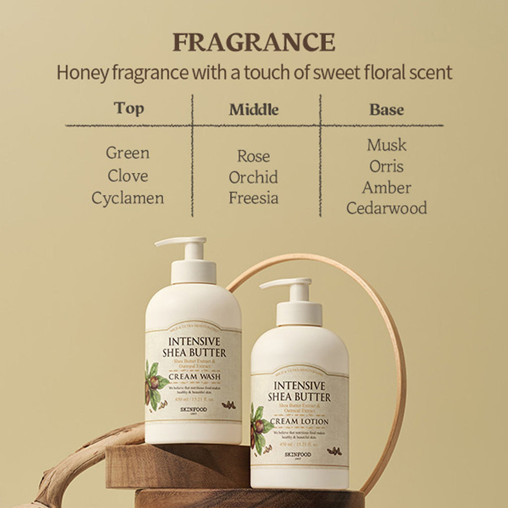 Skinfood Intensive Shea Butter Cream Wash - Nourishing, Moisturizing, Skin Softening