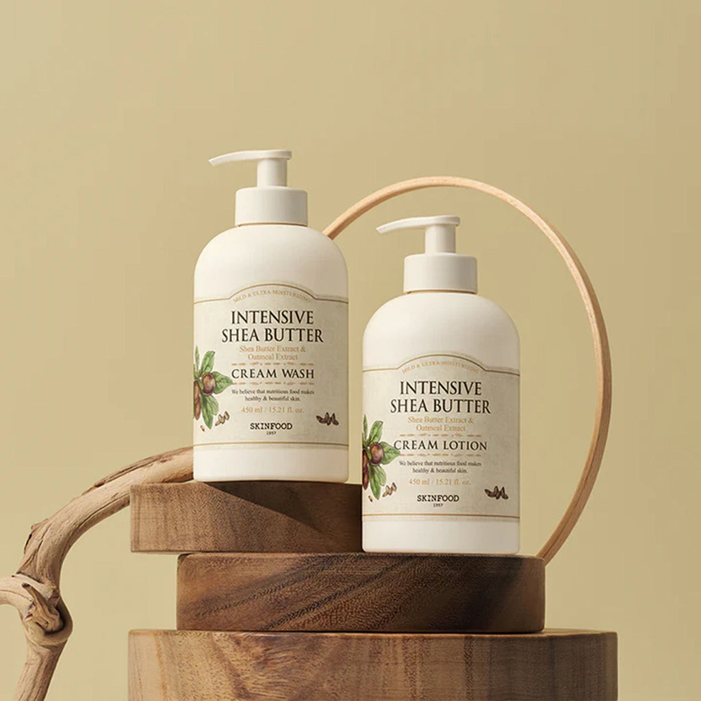 Skinfood Intensive Shea Butter Cream Wash - Nourishing, Moisturizing, Skin Softening