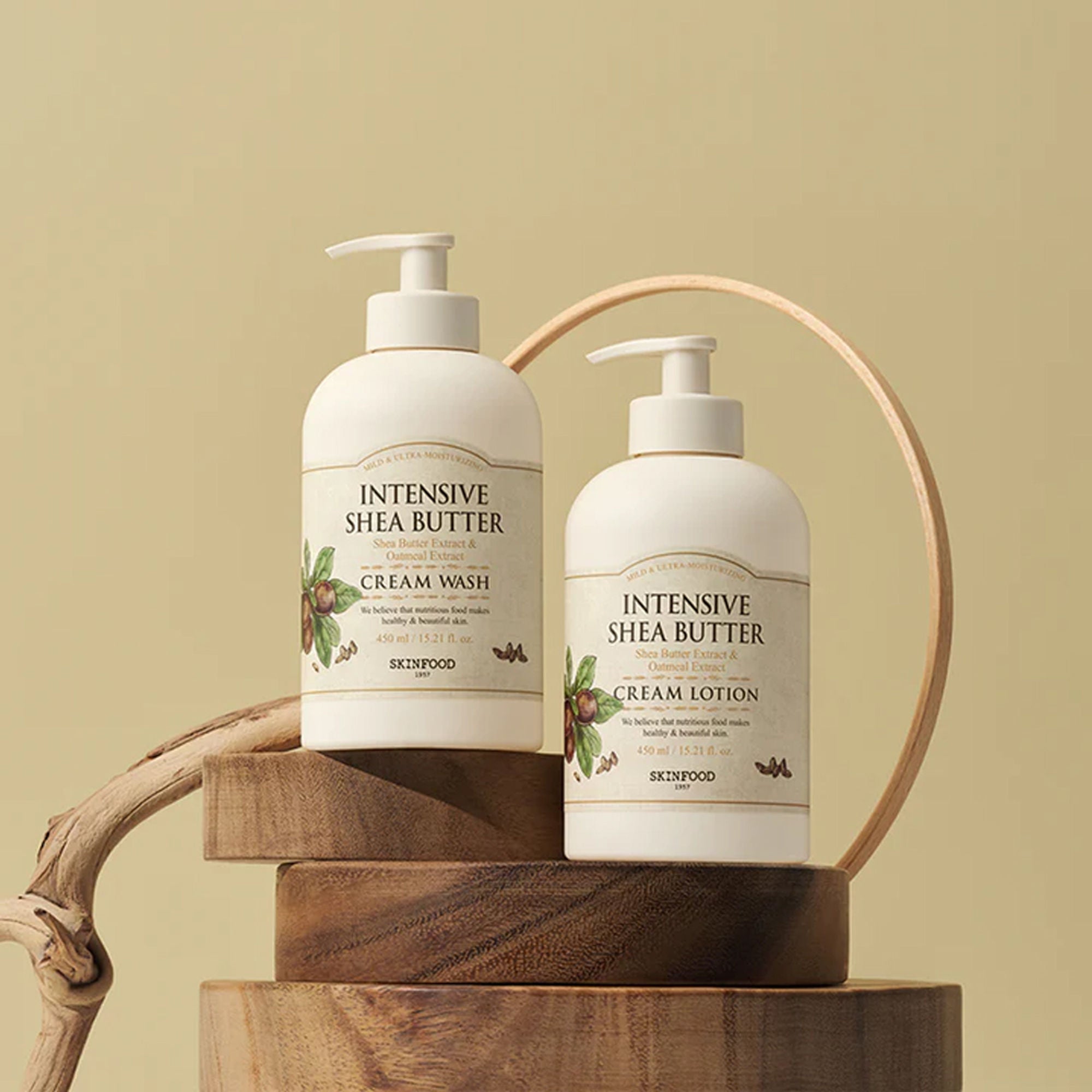 Skinfood Intensive Shea Butter Cream Wash - Nourishing, Moisturizing, Skin Softening