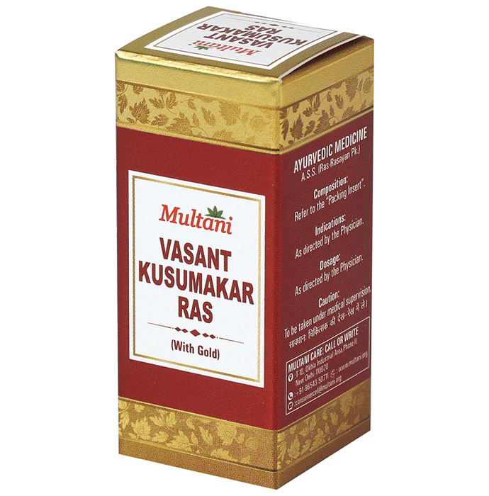 Multani Vasant Kusumkar Ras With Gold