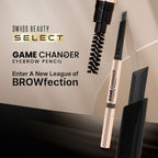 Swiss Beauty Select Game Changer Eyebrow Pencil - 1 Ash Brown - Distacart