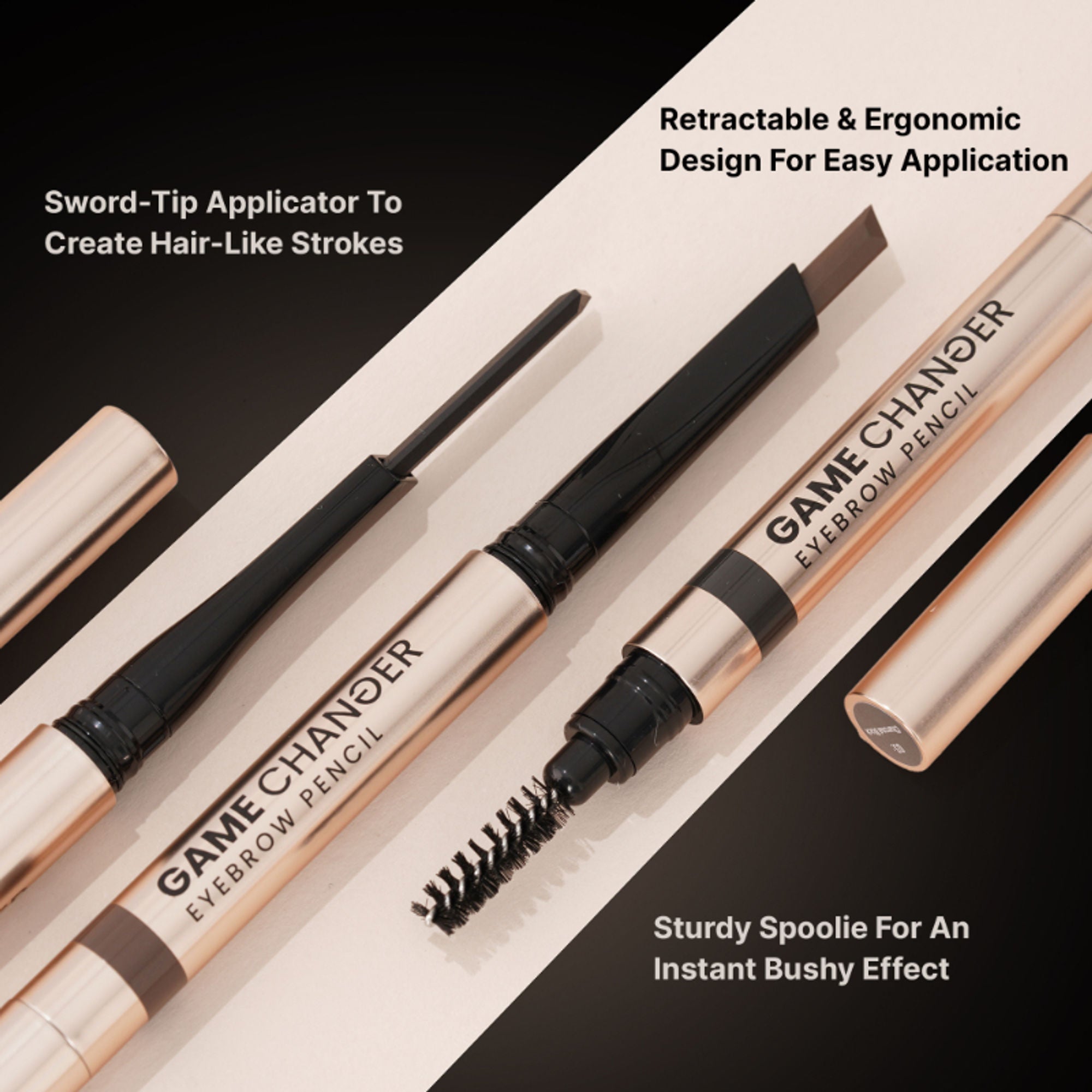 Swiss Beauty Select Game Changer Eyebrow Pencil - 1 Ash Brown - Distacart