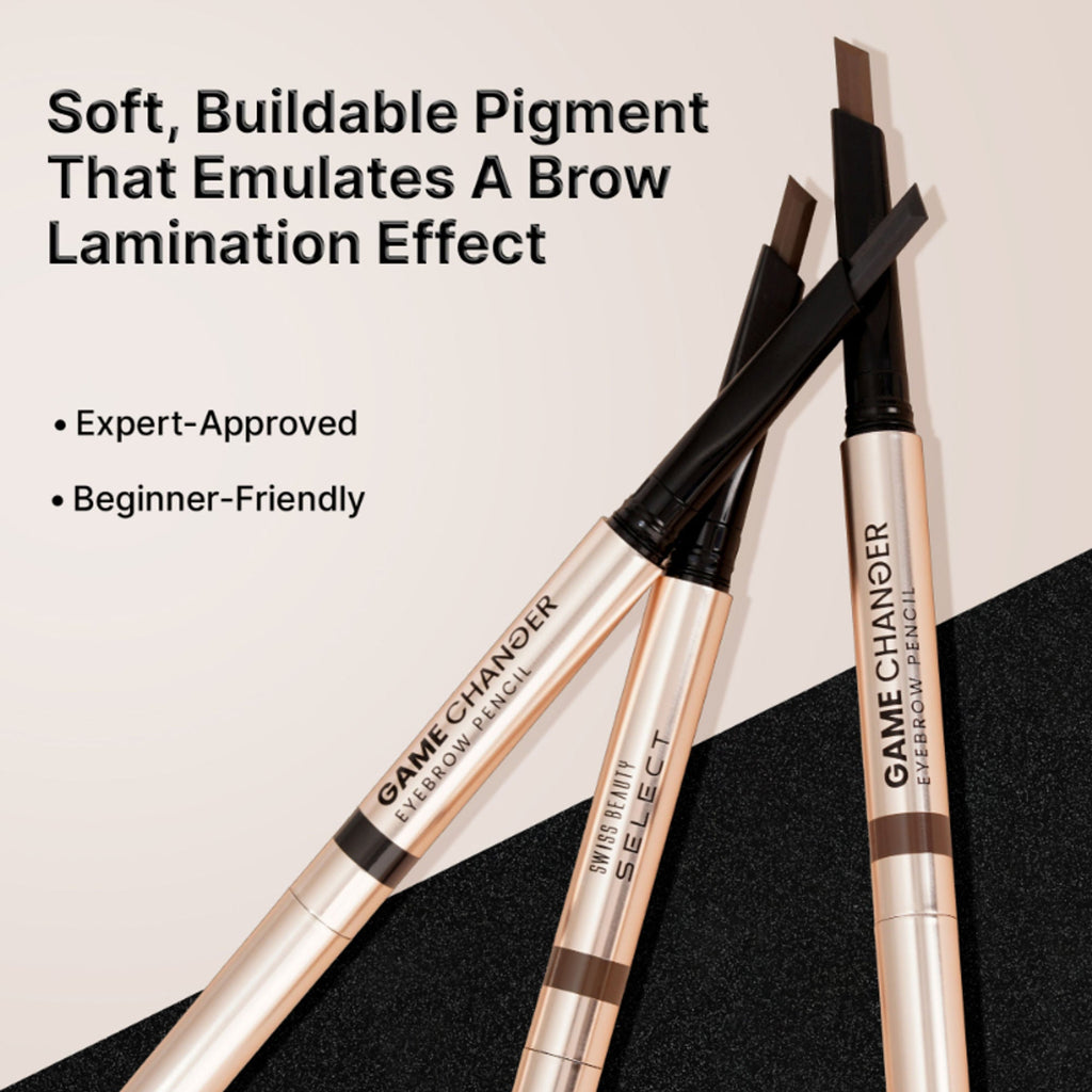 Swiss Beauty Select Game Changer Eyebrow Pencil - 2 Chocolate Brown - Distacart