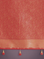 Monjolika Fashion Red Colour Banarasi Silk Zari Weaving Classic Saree - Distacart
