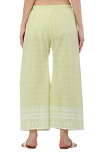 PAVONINE Lemon Color Full Thread Chikankari Cotton Fabric Sharara For Women - Distacart