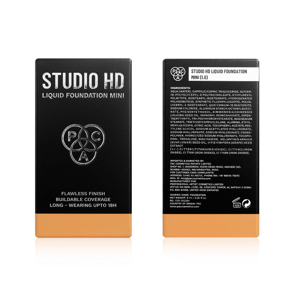 PAC Studio HD Liquid Mini Foundation - 1.6