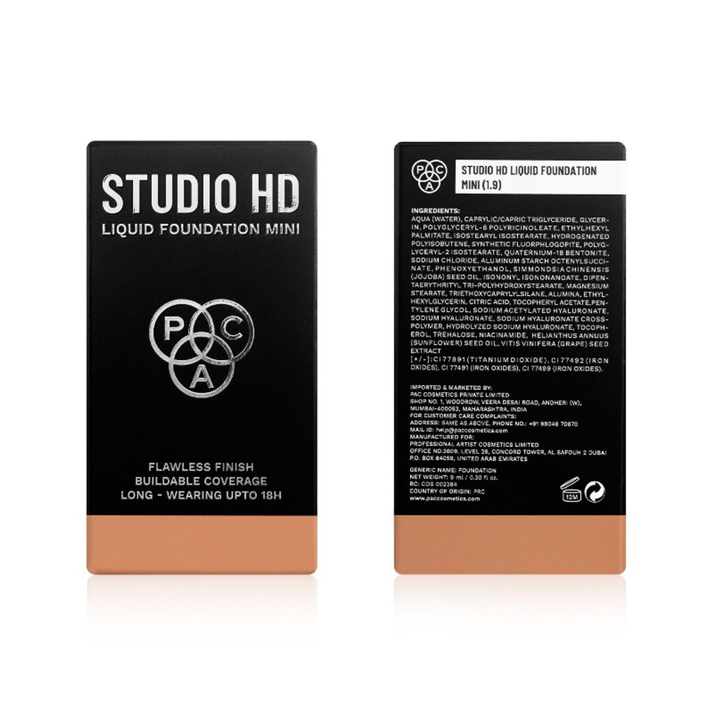 PAC Studio HD Liquid Mini Foundation - 1.9