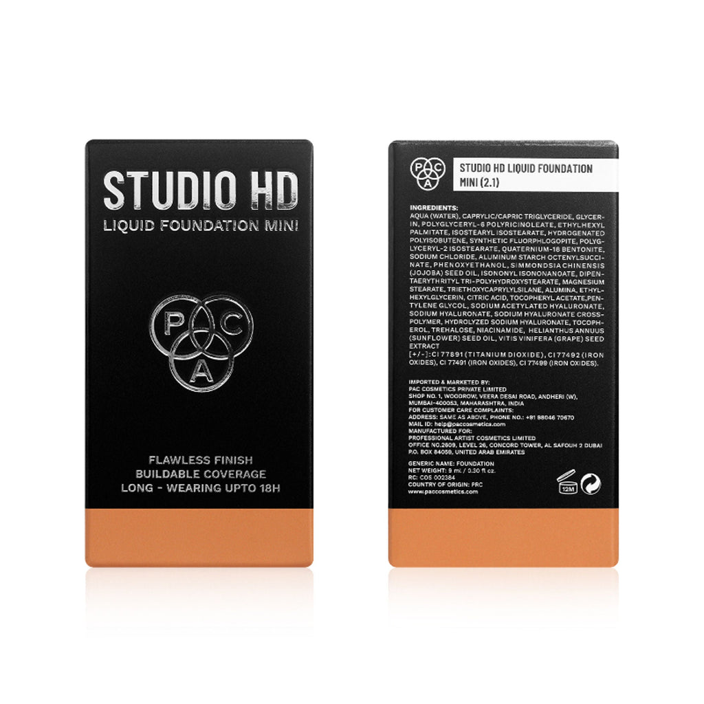 PAC Studio HD Liquid Mini Foundation - 2.1