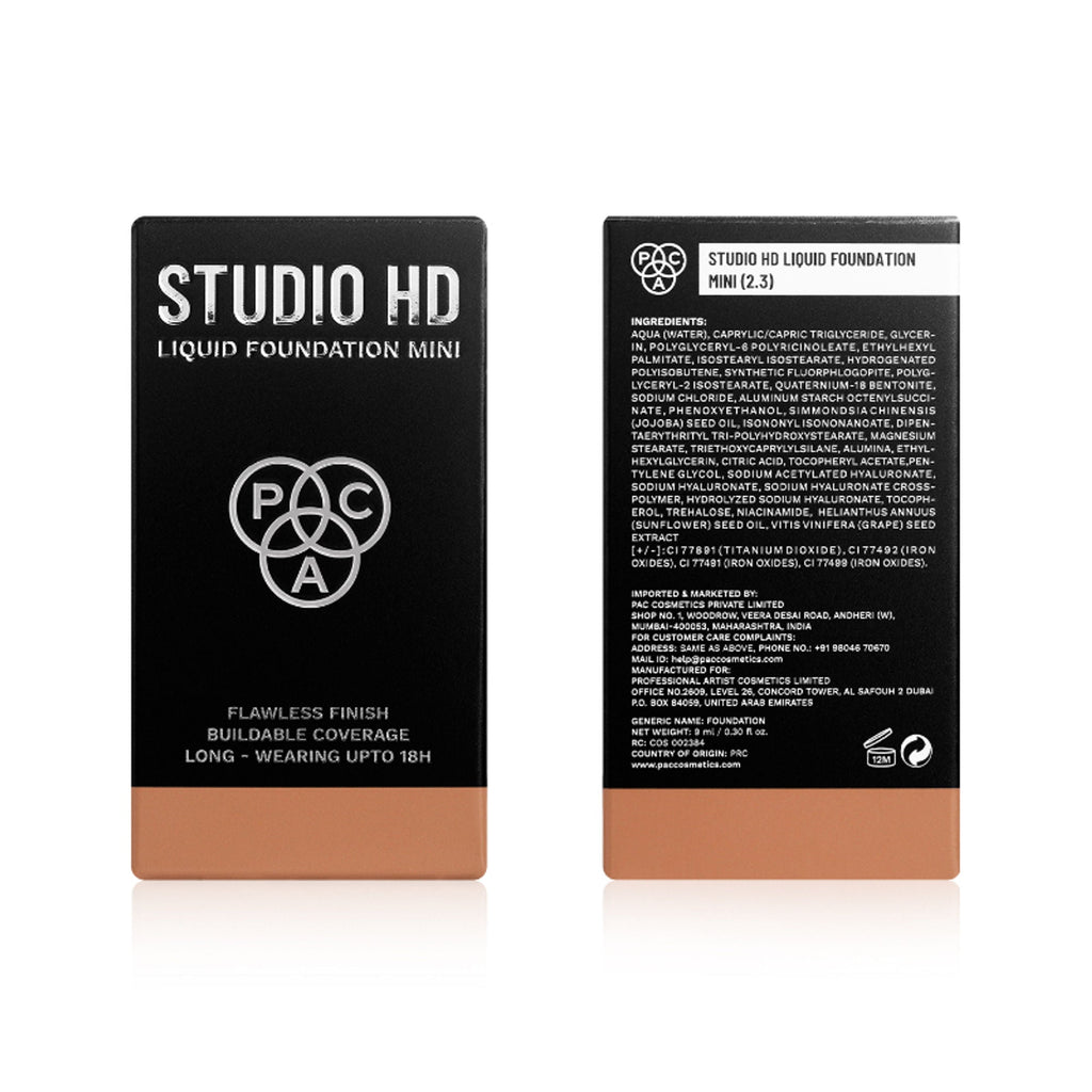 PAC Studio HD Liquid Mini Foundation - 2.3