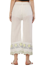 PAVONINE Lemon Color Hem Half Chikankari Cotton Fabric Sharara For Women - Distacart