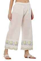 PAVONINE Lemon Color Hem Half Chikankari Cotton Fabric Sharara For Women - Distacart