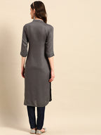 Sangria Yoke Design Mirror Work Kurta