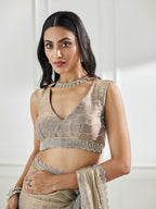 kasee Embellished Beads and Stones Pure Silk Saree
