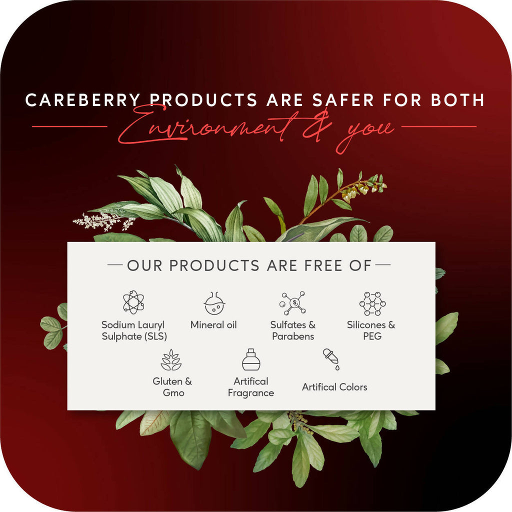 Careberry Organic Hexane-Free Organic Castor Oil For Hair, Face & Body