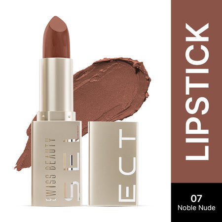 Swiss Beauty Select Creme Touch Hydrating Lipstick - 7 Noble Nude