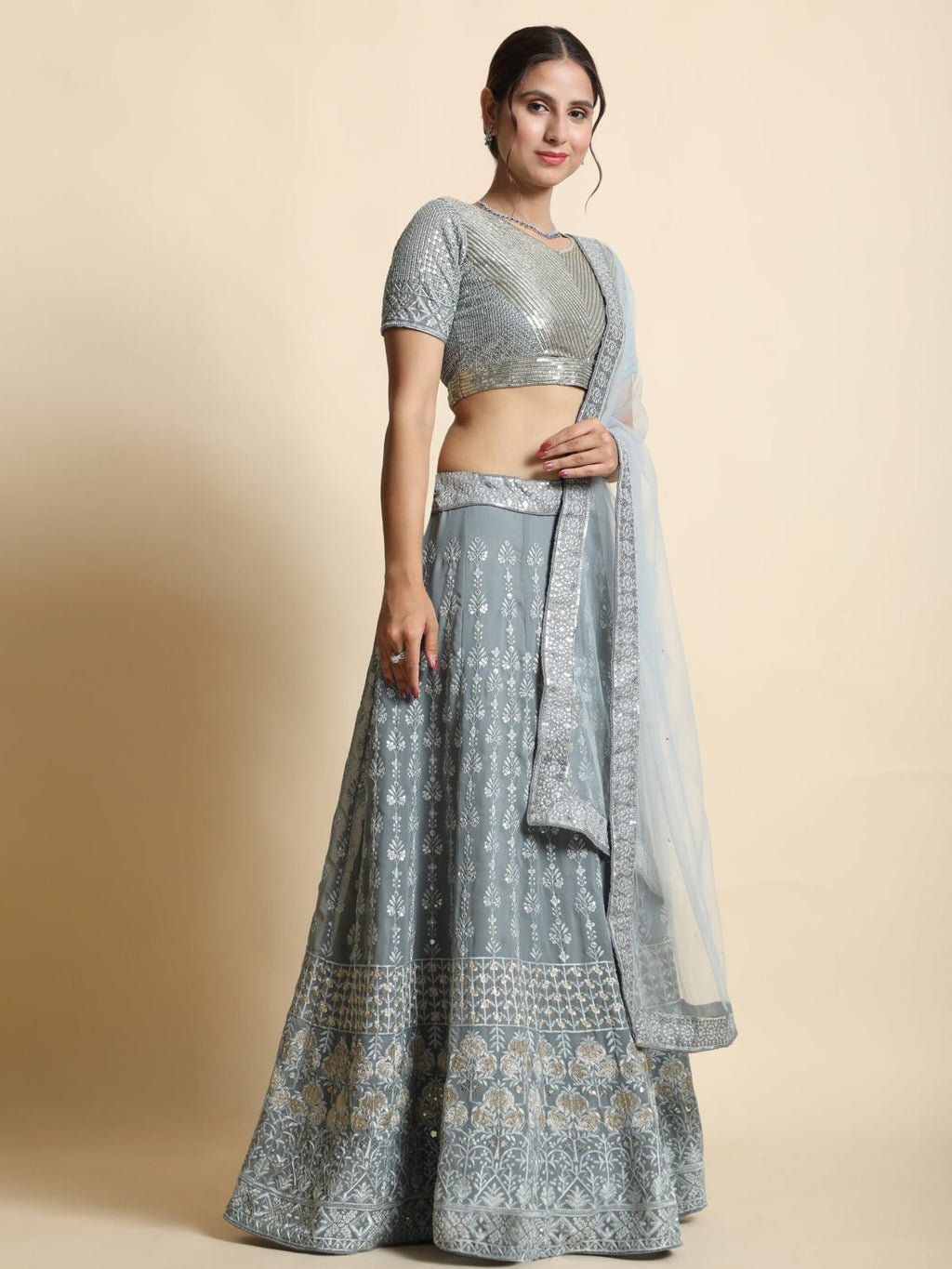 Lehenga Mart Glamorous Designer Lehenga Choli for Bridal and Bridesmaids Wedding Wear Choli