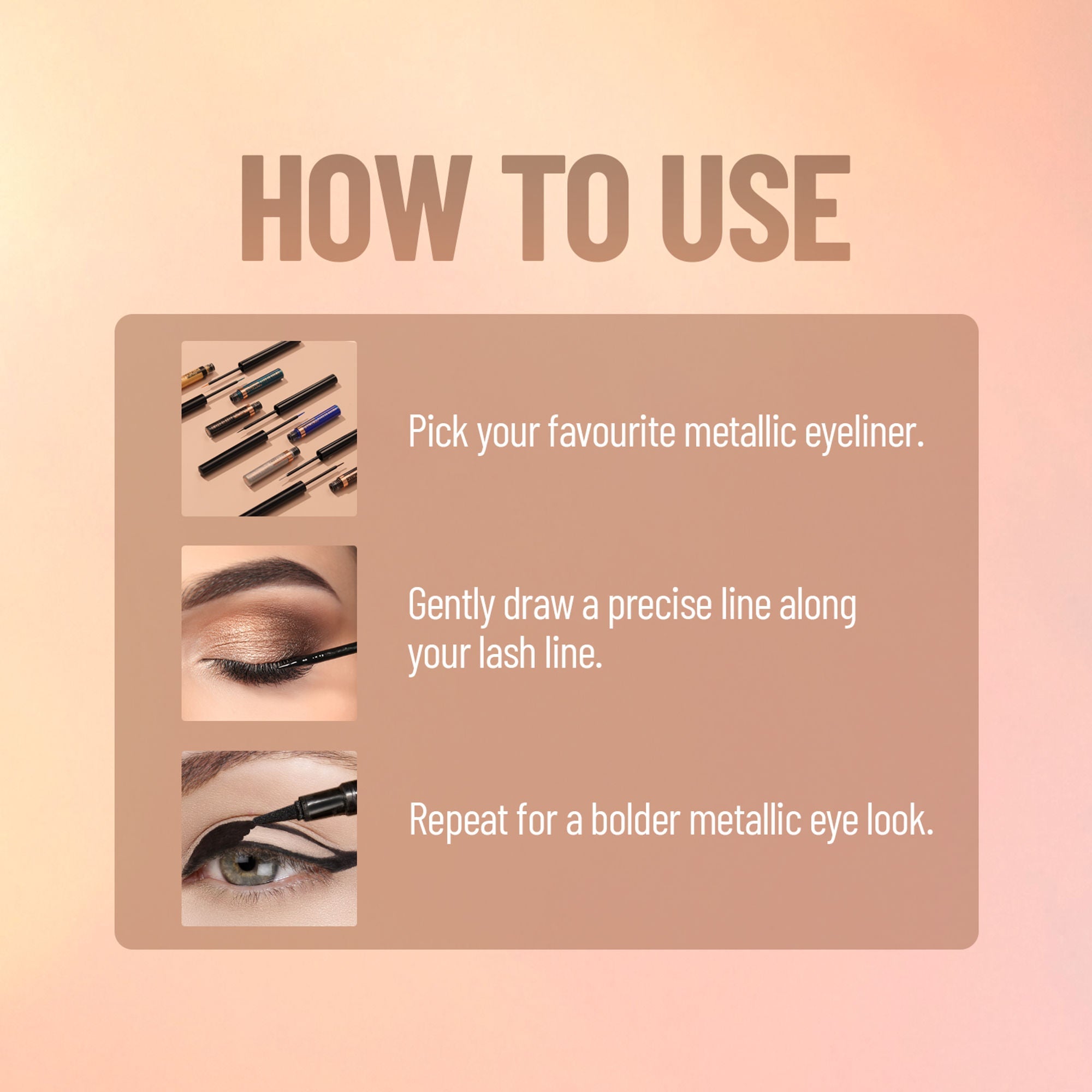 Swiss Beauty Metallic Eyeliner - 5