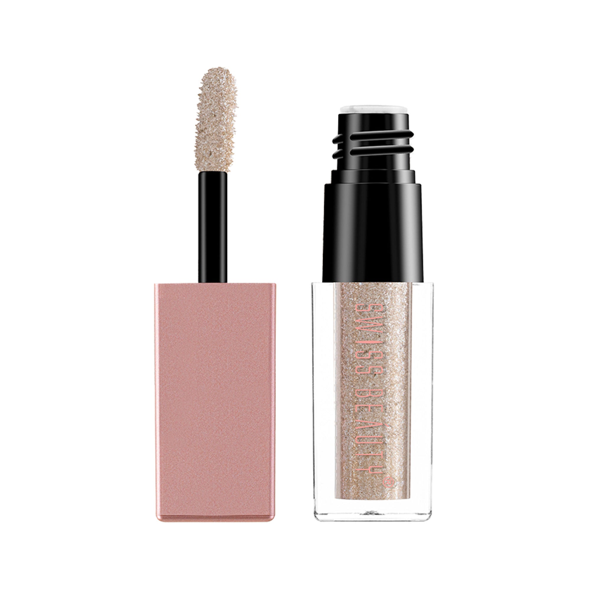 Swiss Beauty Metallic Liquid Eyeshadow - 02 Diamond Dust - Distacart