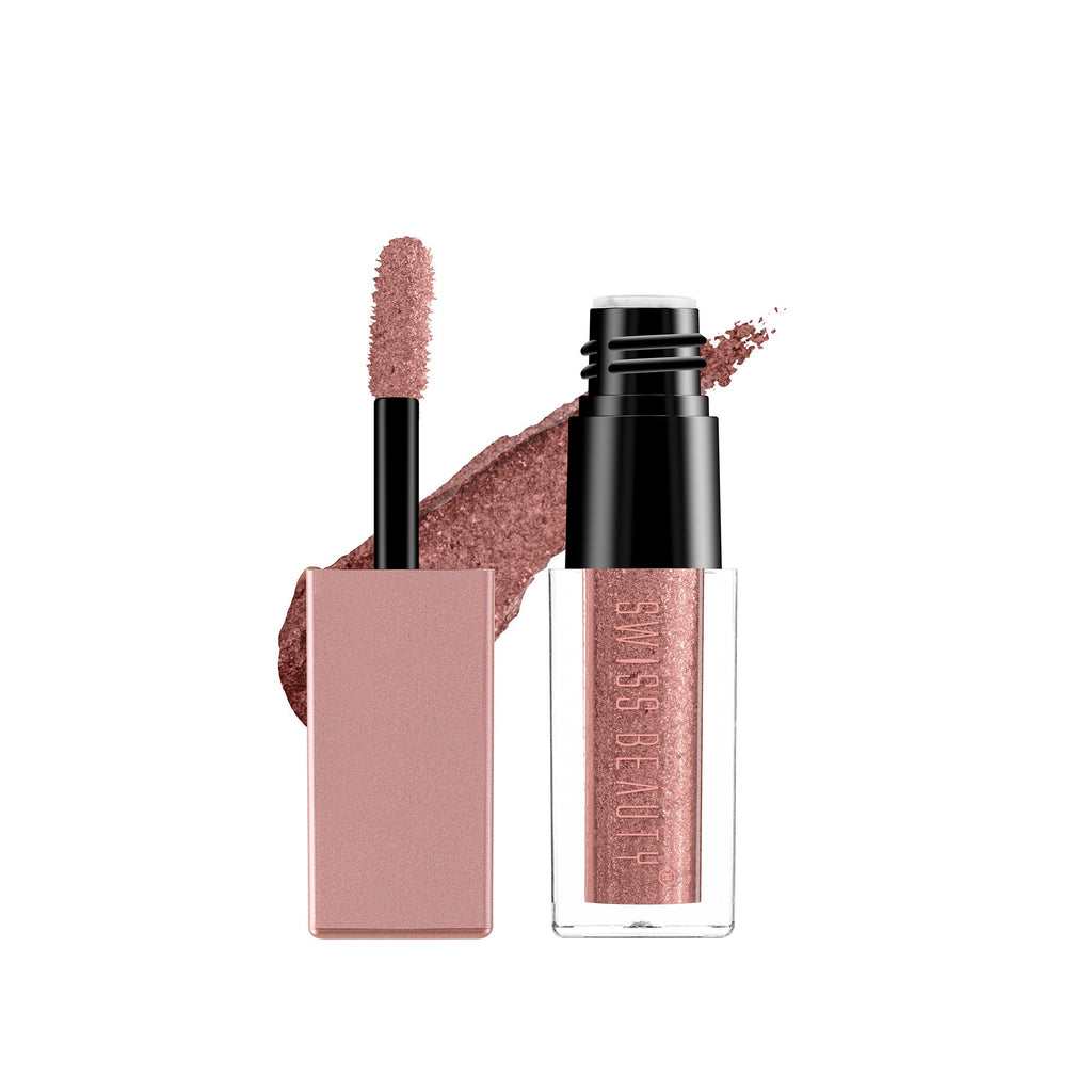 Swiss Beauty Metallic Liquid Eyeshadow - 05 Rose Gold Retro