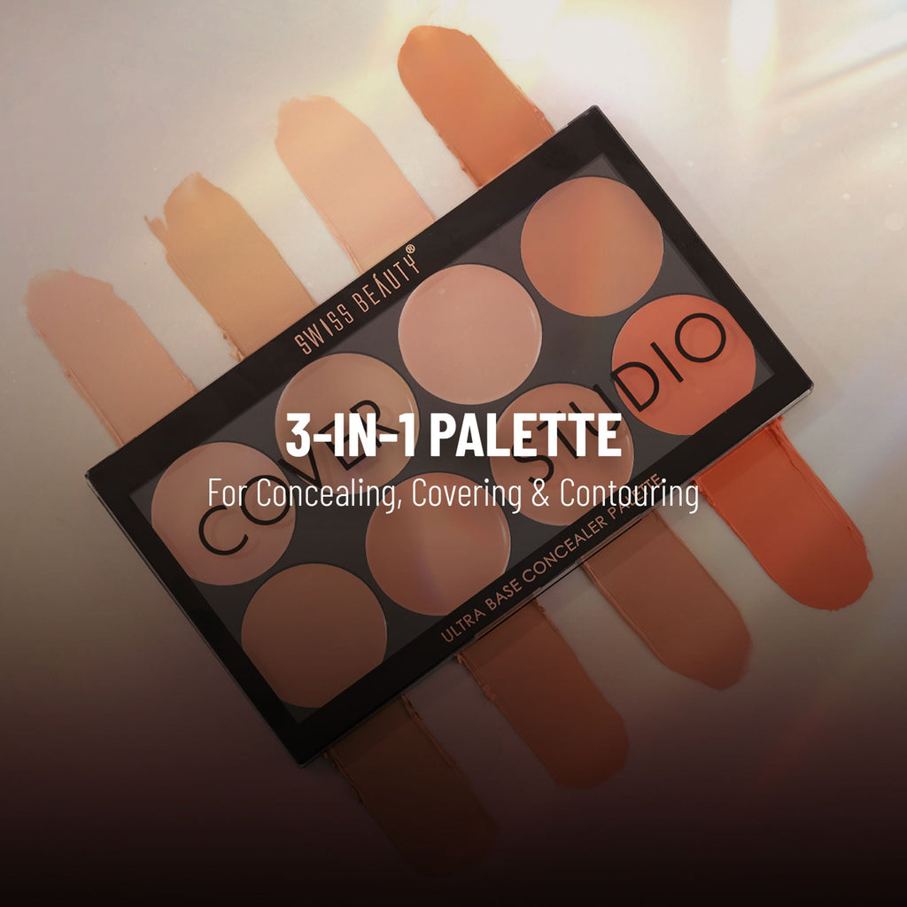 Swiss Beauty Cover Studio Ultra Base Concealer Palette - 2 - Distacart