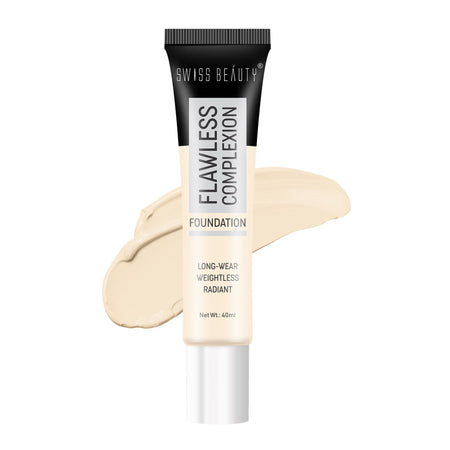 Swiss Beauty Flawless Complexion Foundation - 1 Rose Ivory