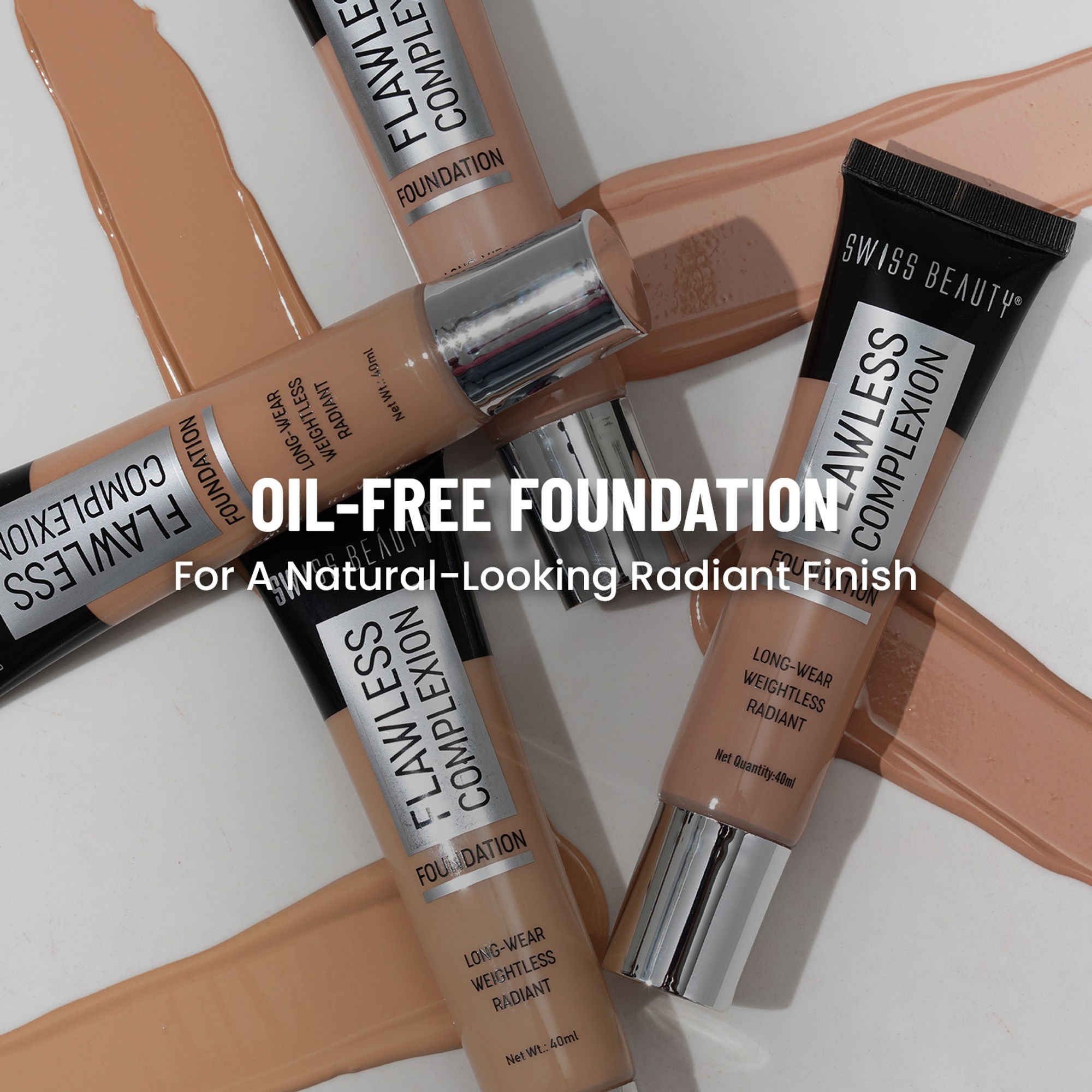 Swiss Beauty Flawless Complexion Foundation - 5 Pale Medium - Distacart