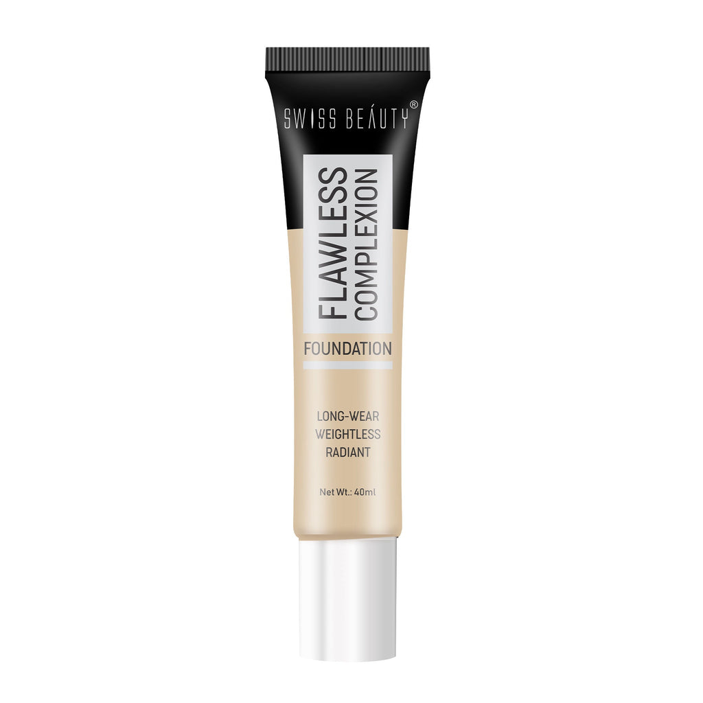 Swiss Beauty Flawless Complexion Foundation - 6 Beige Sand - Distacart