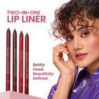 Swiss Beauty Two In One Lip Liner & Lip Filler - Clear Red - Distacart