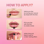 Swiss Beauty Two In One Lip Liner & Lip Filler - Clear Red - Distacart