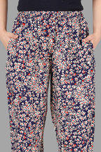 House of RP Women's Multicolor Rayon Printed Trousers