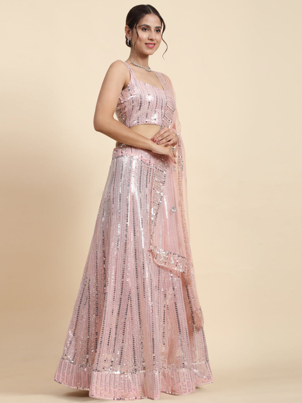 Lehenga Mart Glamorous Designer Lehenga Choli for Bridal and Bridesmaids Wedding Wear Choli