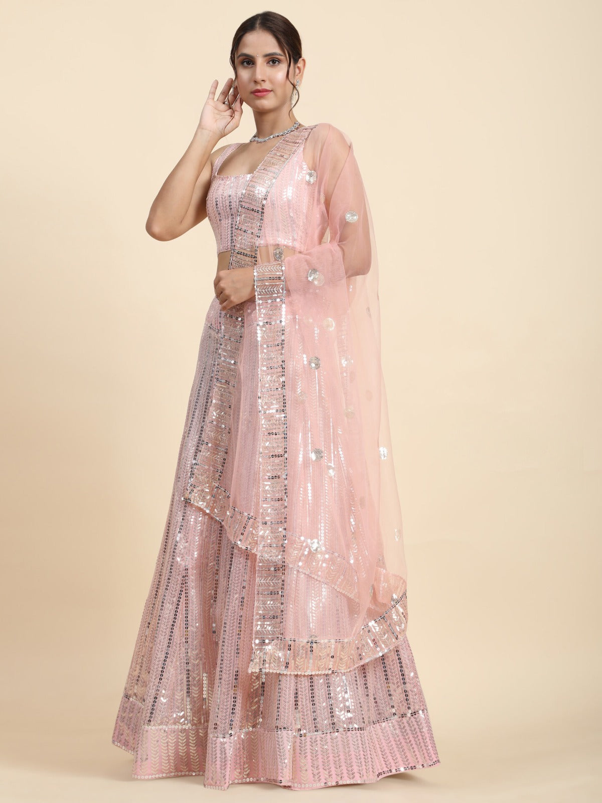 Lehenga Mart Glamorous Designer Lehenga Choli for Bridal and Bridesmaids Wedding Wear Choli