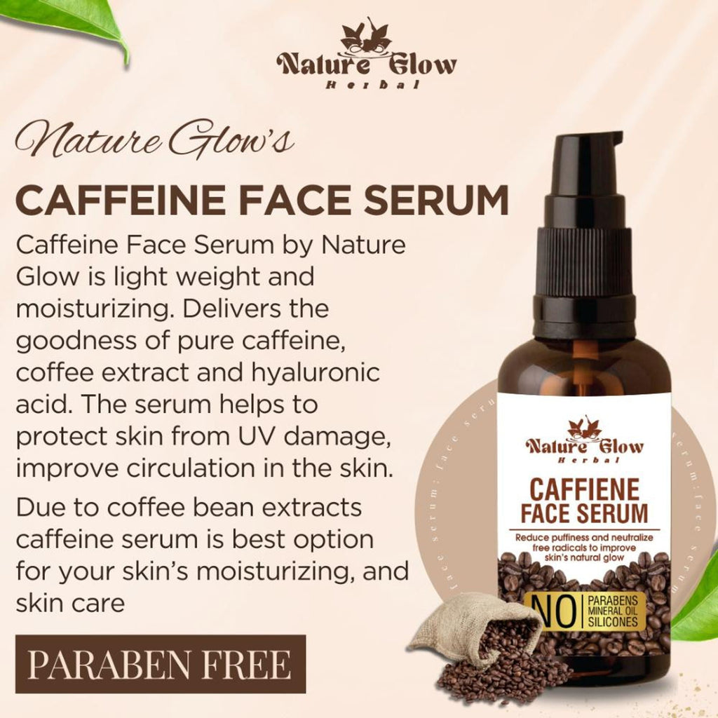Nature Glow Herbal Caffeine Face Serum