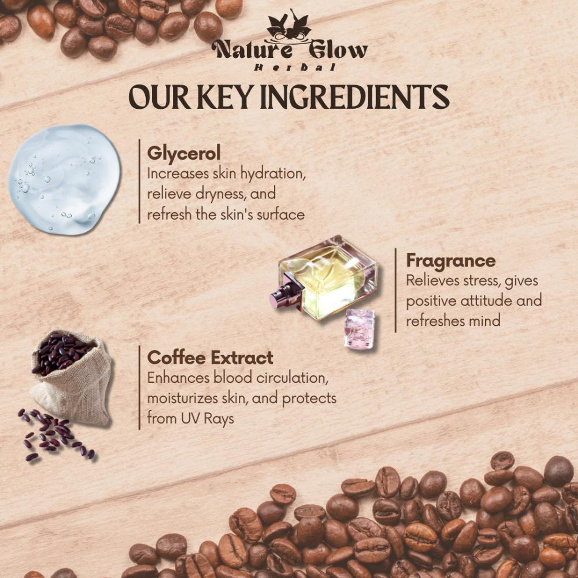 Nature Glow Herbal Caffeine Face Serum