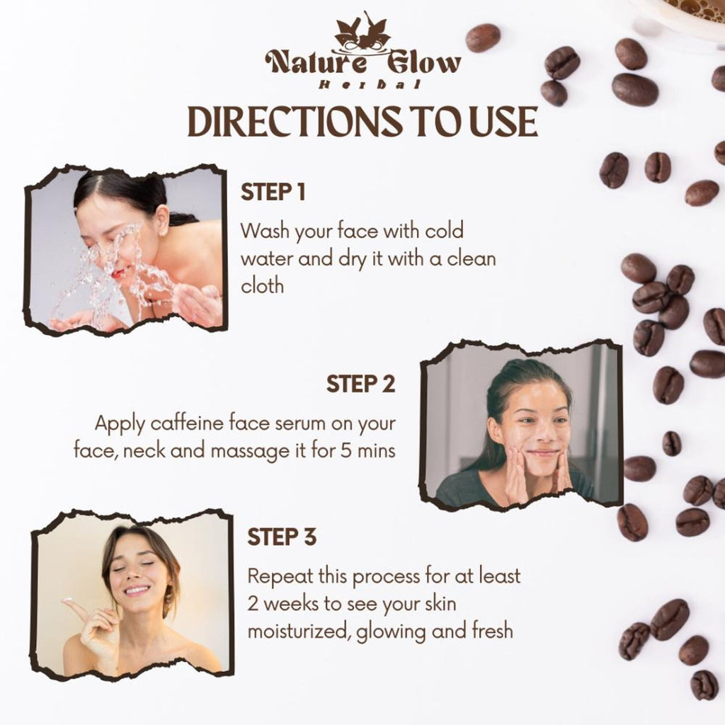Nature Glow Herbal Caffeine Face Serum