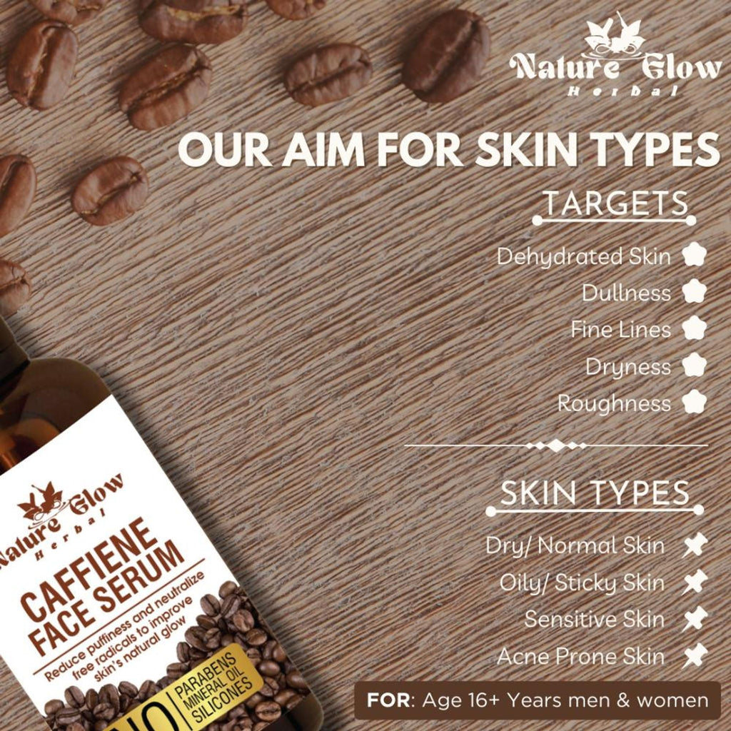 Nature Glow Herbal Caffeine Face Serum
