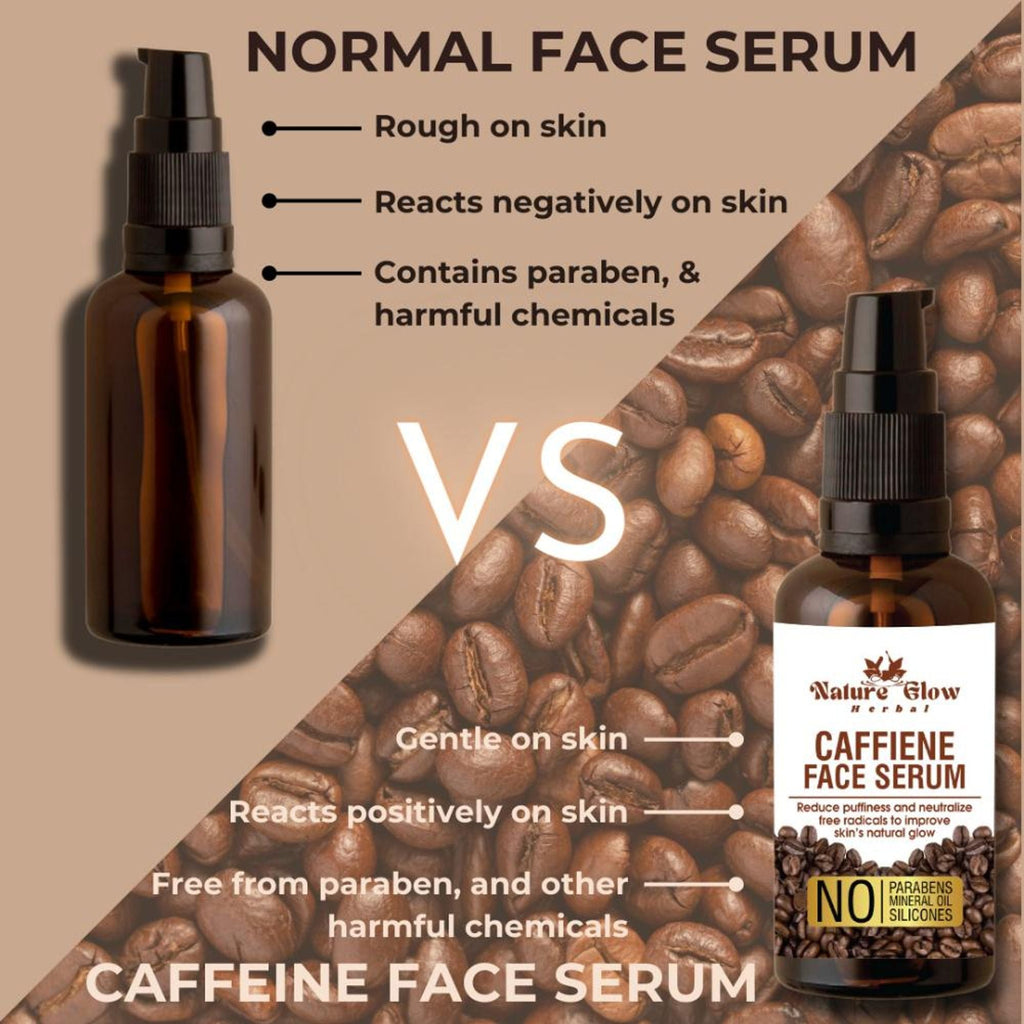 Nature Glow Herbal Caffeine Face Serum