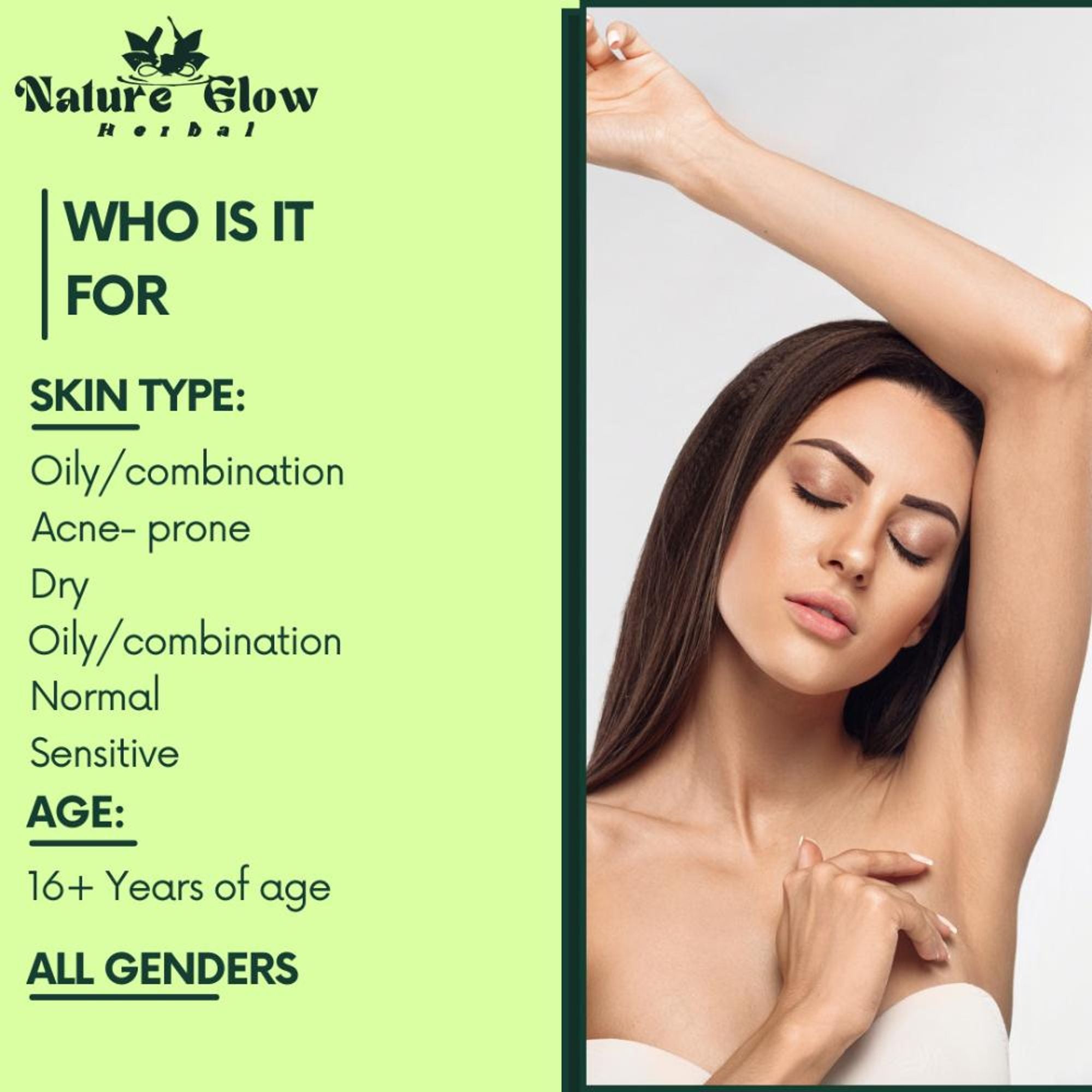 Nature Glow Herbal Green Tea Face Serum