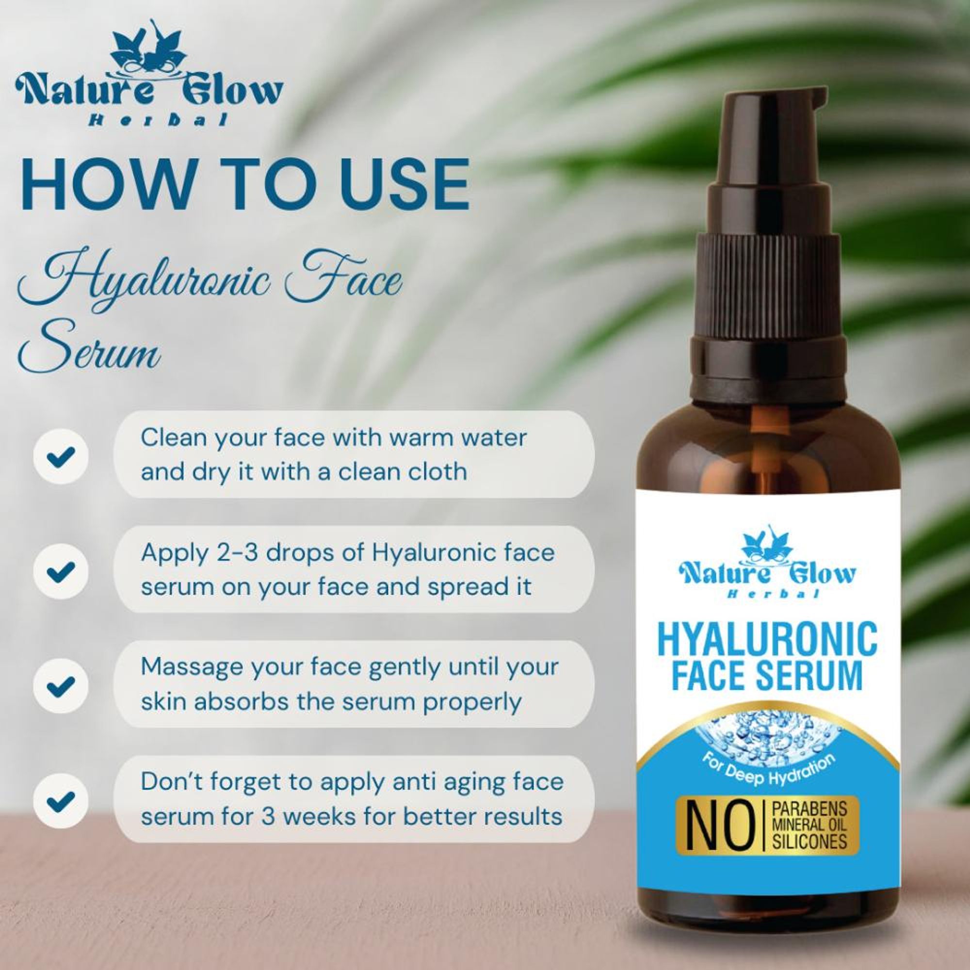 Nature Glow Herbal Hyaluronic Serum