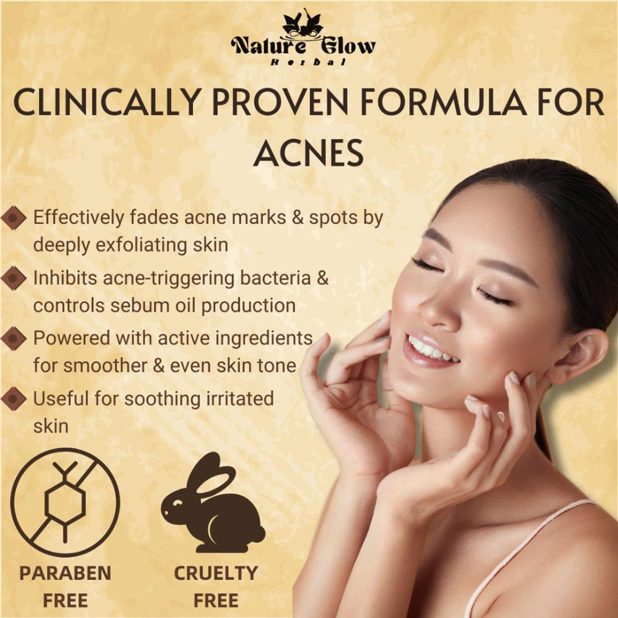 Nature Glow Herbal 10% Niacinamide Face Serum