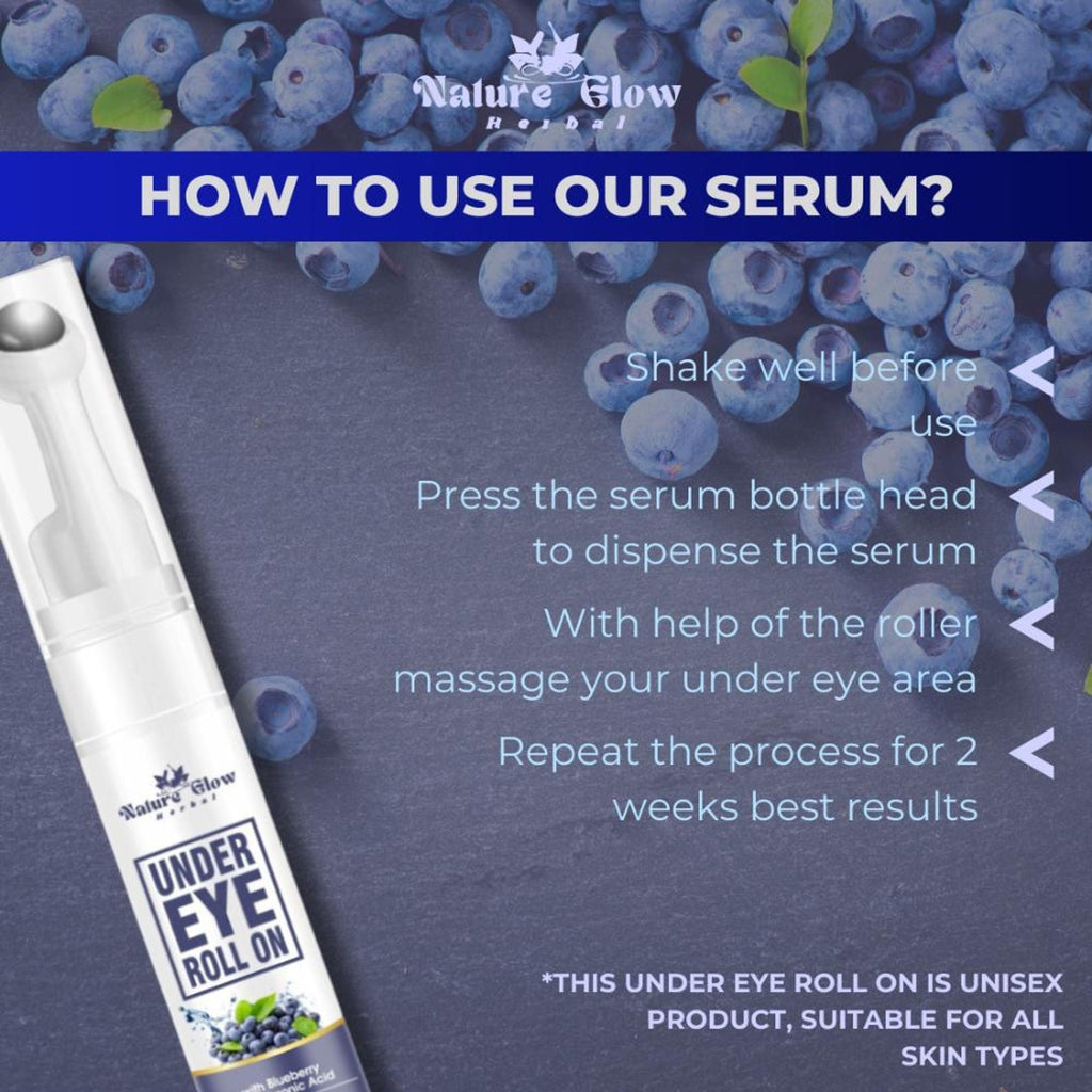 Nature Glow Herbal Under Eye Blueberry Roll On