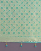 Monjolika Fashion Wonderful Light sky blue Soft Banarasi Satin Silk Leheriya Design Saree - Distacart