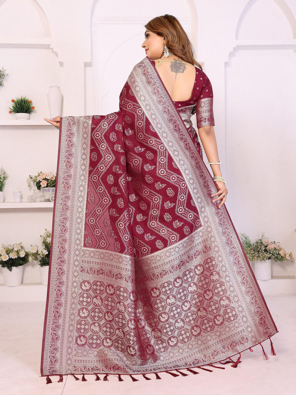 Anaita Premium Georgette Silk Saree - Distacart