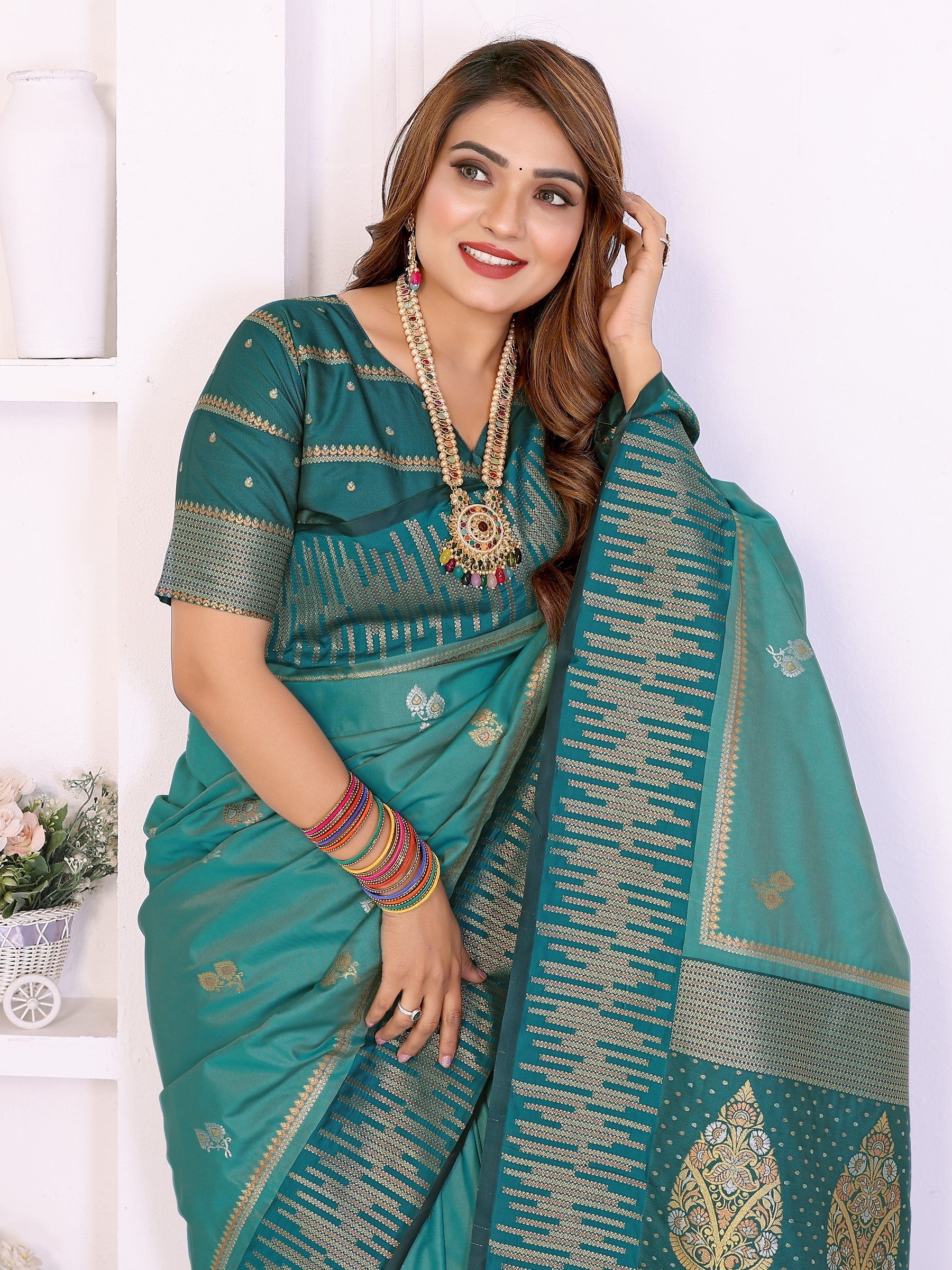 Anaita Premium South Soft Silk Saree - Distacart