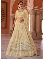 Myra Off White Embroidered Designer Lehenga Choli