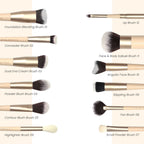 Milagro Beauty Face The Makeup Brush Collection (Set Of 12 )