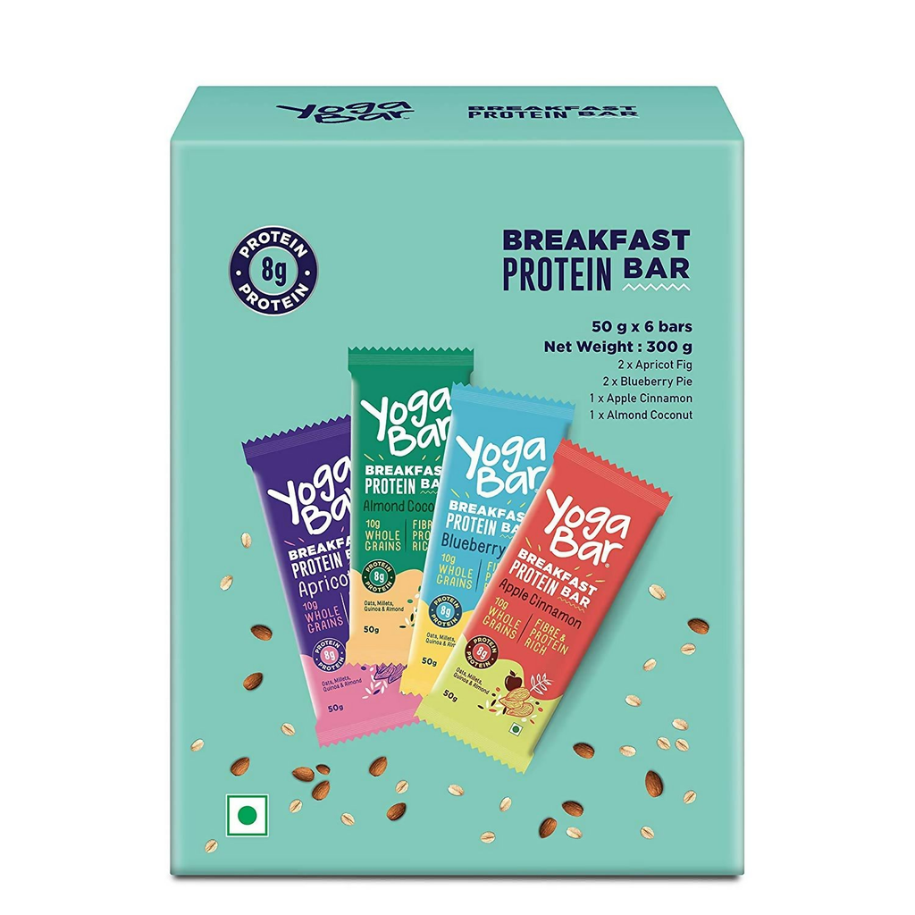 Yoga Bar Breakfast Protein Variety Box - Dark Chocolate Flavour Premium Super Oats Combo Pack - Distacart