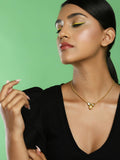 Women's Gold-Plated Necklace - Ruby Raang - Distacart